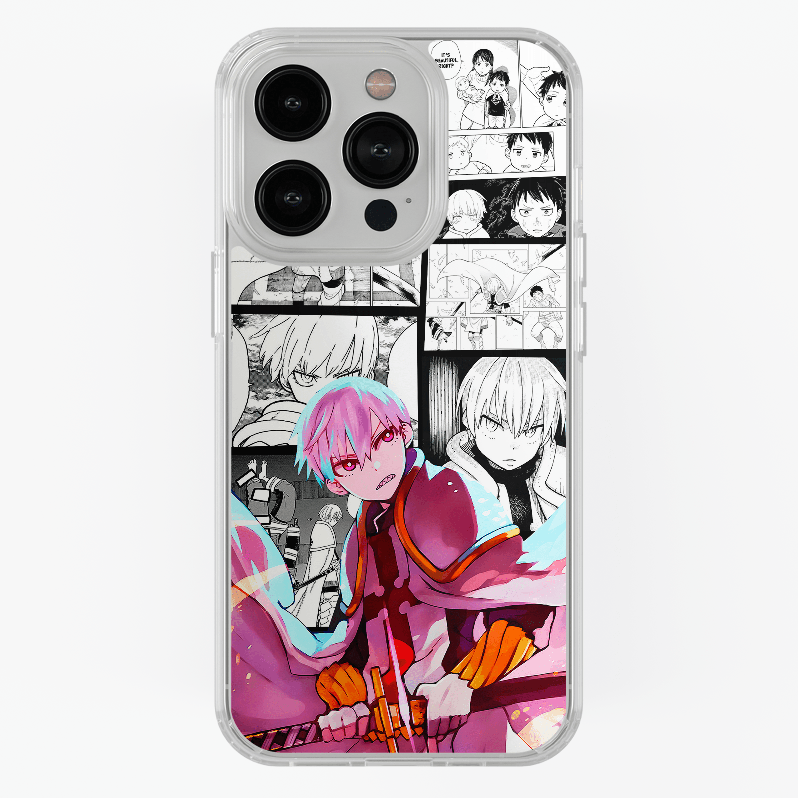 Funda Sho Kusakabe - D3 (Fire Force) - Kiracases by Pulso creativo