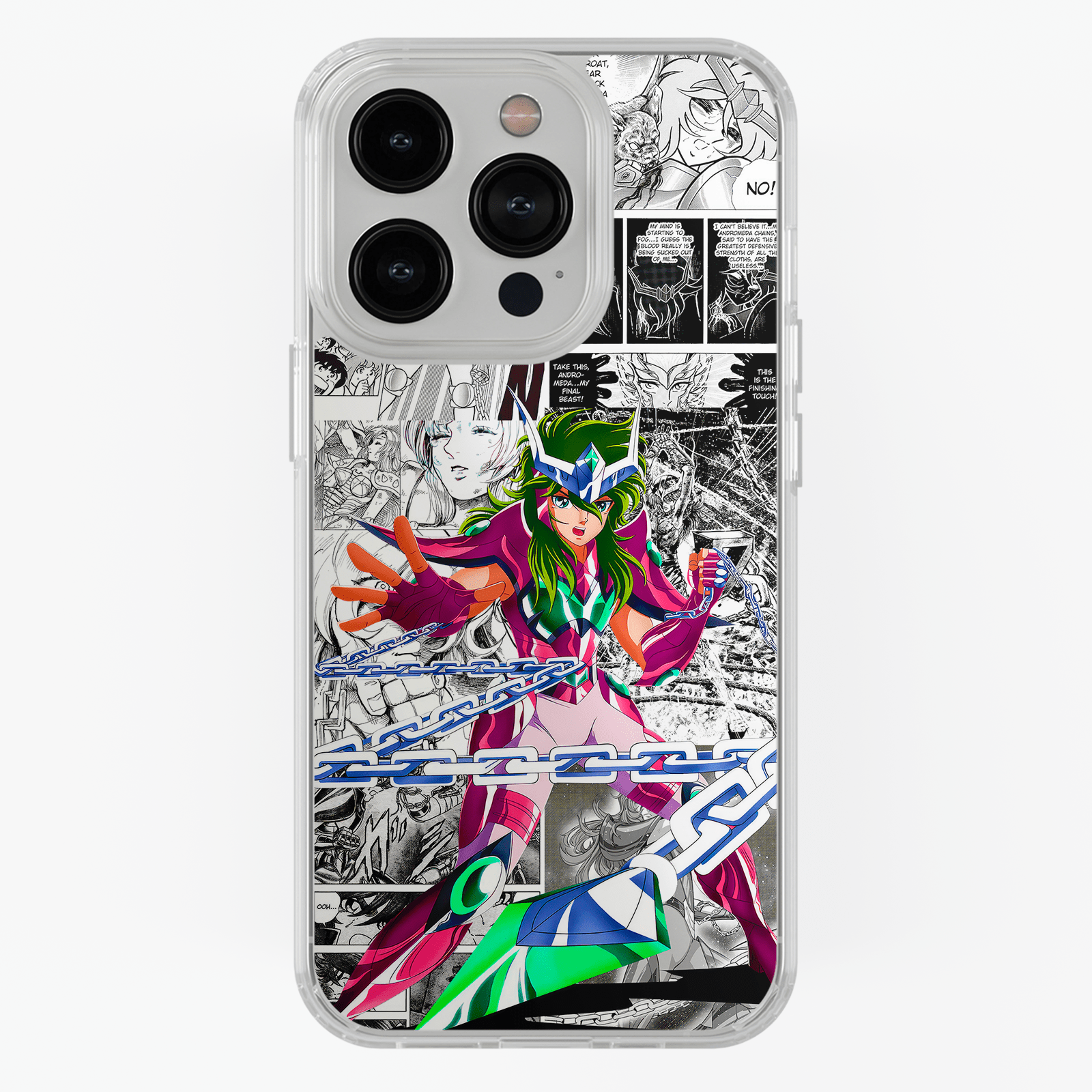 Funda Shun de Andromeda - D2 (Saint Seiya) - Kiracases by Pulso creativo
