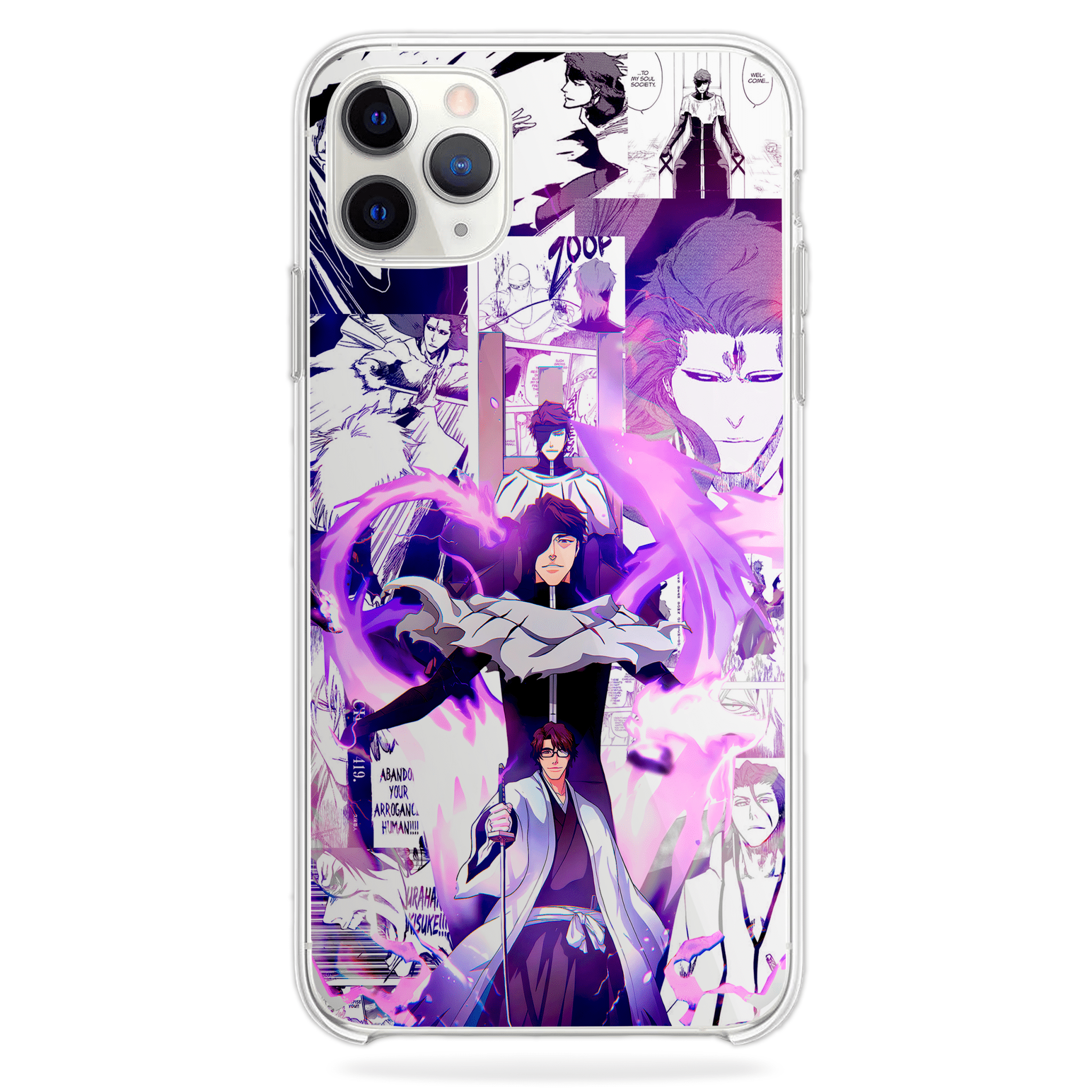 Funda Sosuke Aizen - D3 (Bleach) - Kiracases by Pulso creativo