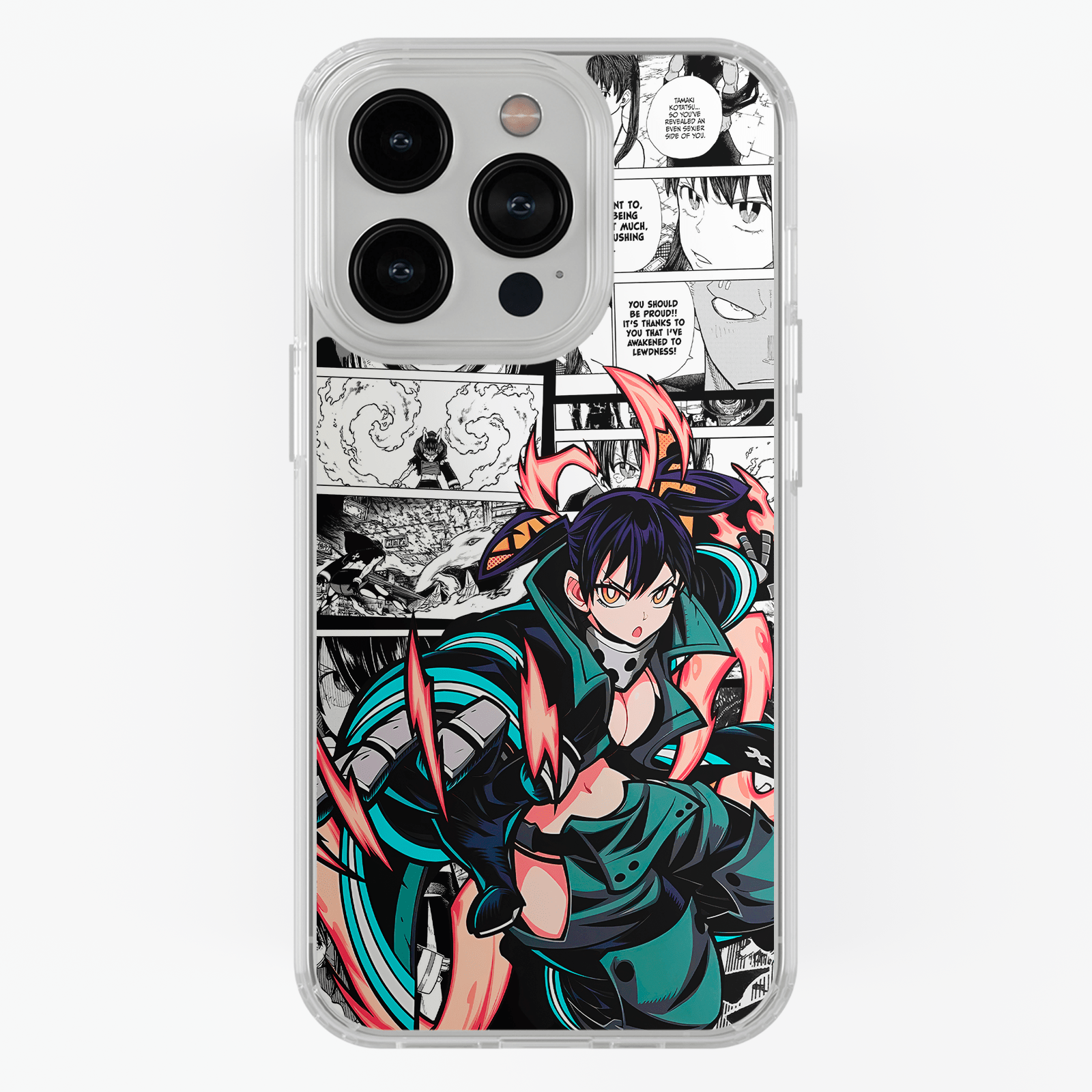 Funda Tamaki Kotatsu - D1 (Fire Force) - Kiracases by Pulso creativo