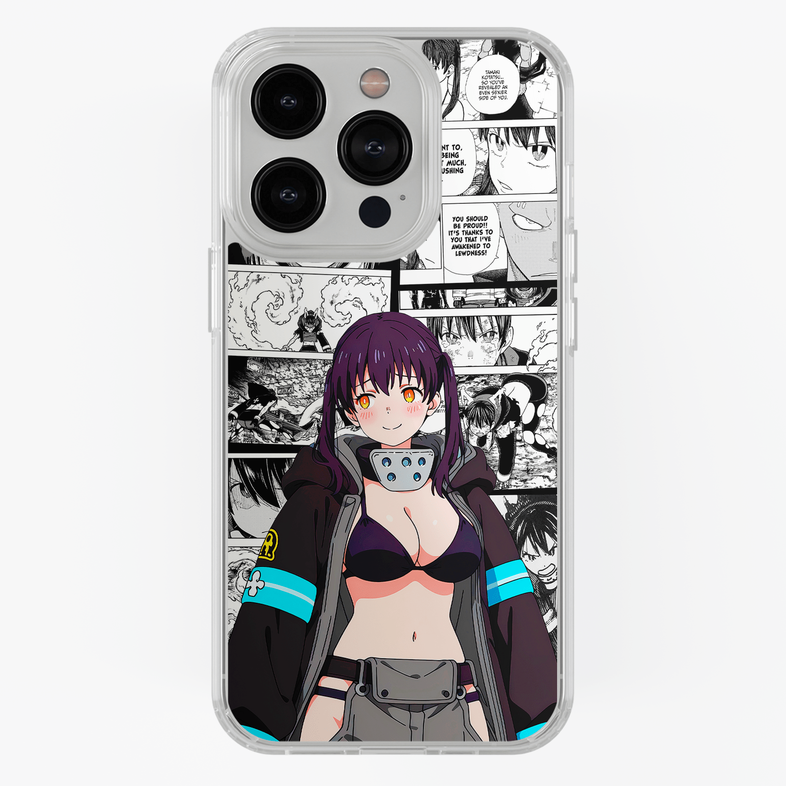 Funda Tamaki Kotatsu - D3 (Fire Force) - Kiracases by Pulso creativo