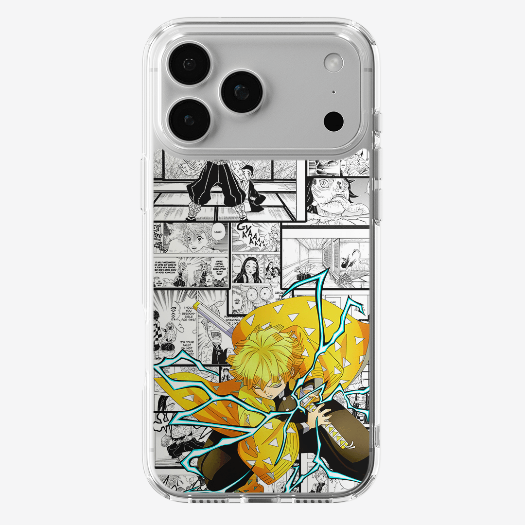 Funda Zenitsu - D2 (Kimetsu No Yaiba) - Kiracases by Pulso creativo