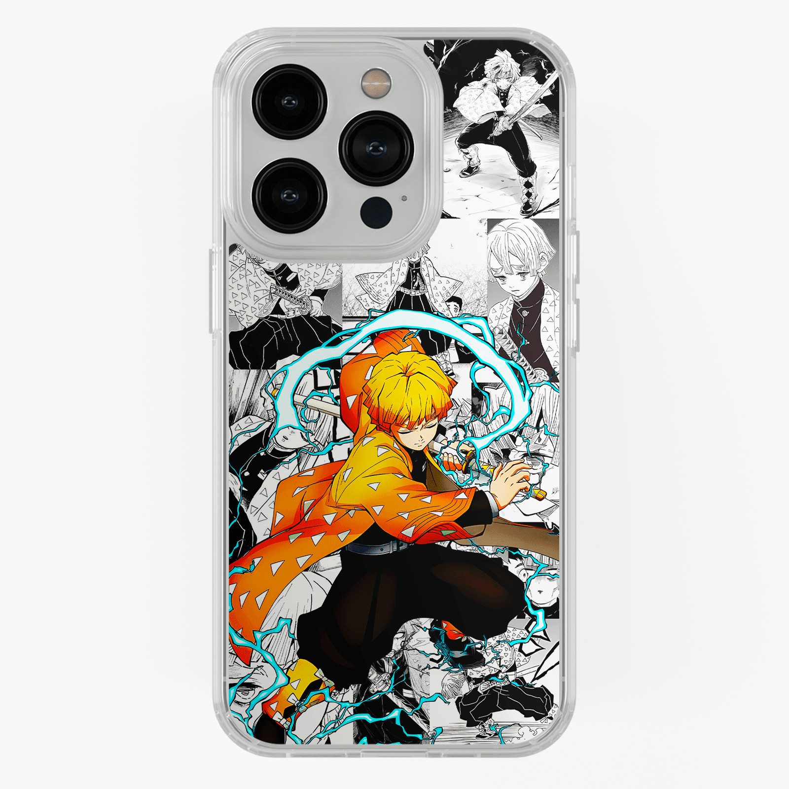 Funda Zenitsu - D8 (Kimetsu No Yaiba) - Kiracases by Pulso creativo