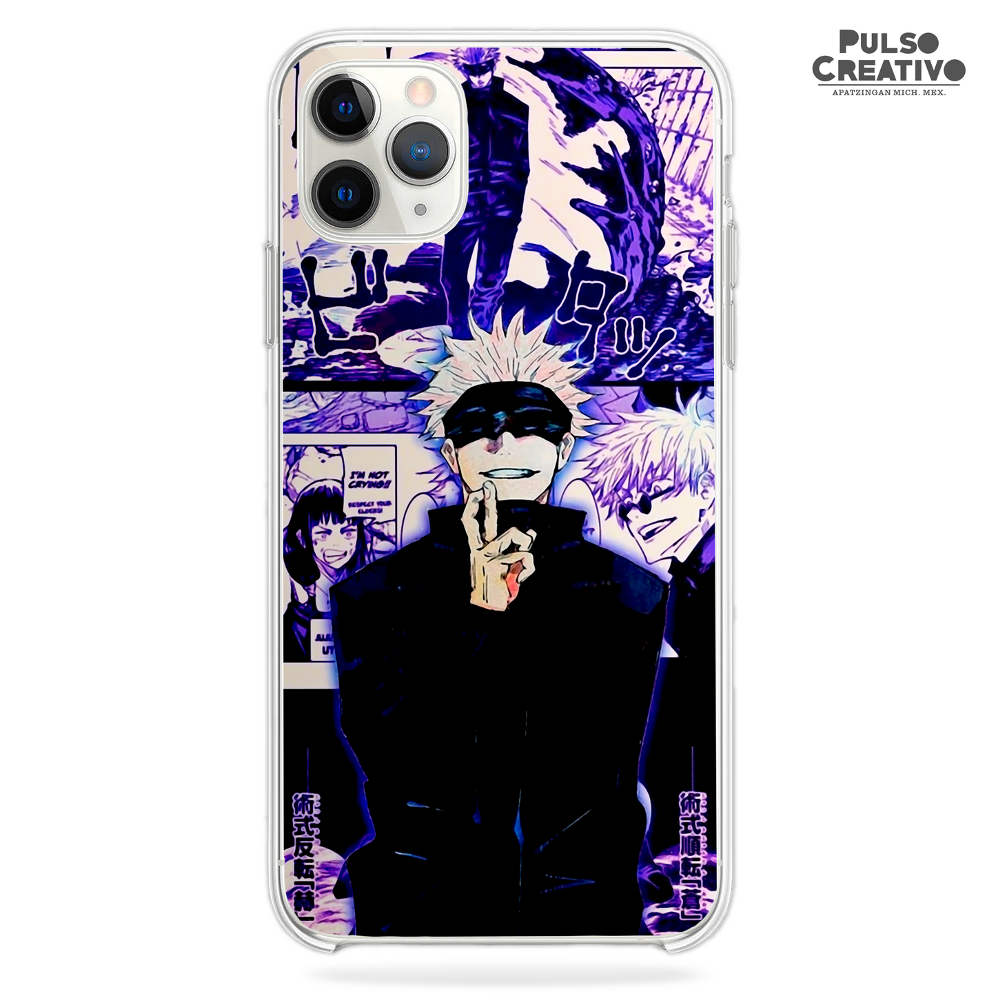 Funda Gojo Satoru Purpura