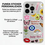 Funda Sticker Personalizada Y2K Anime Pastel | Kira Cases