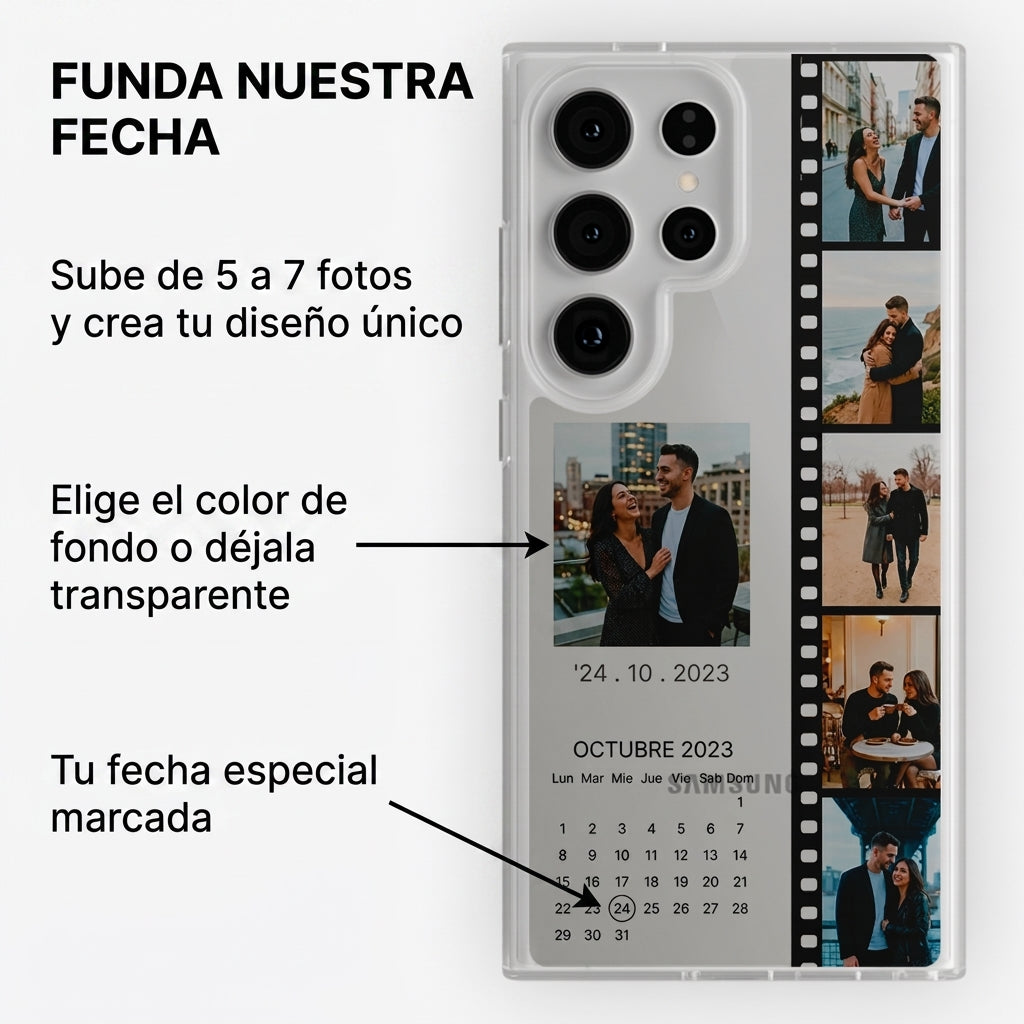 Funda Nuestra Fecha Personalizada con Fotos | Kira Cases