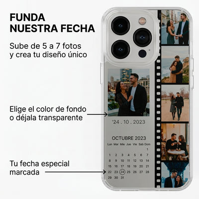 Funda Nuestra Fecha Personalizada con Fotos | Kira Cases