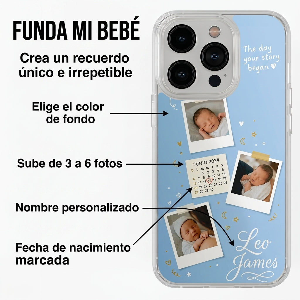 Funda Mi Bebé Personalizada con Fotos y Nombre | Kira Cases