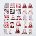 Set 40 Stickers Darling in the Franxx - Zero Two (02), Hiro y más | Envío Gratis