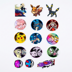 Set 40 Stickers Pokémon - Pikachu, Charizard, Eevee y más | Envío Gratis
