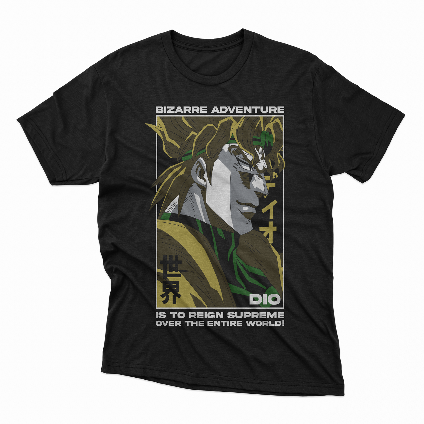 Playera Dio Brando - D2 (Corte Overzise y Corte Regular)