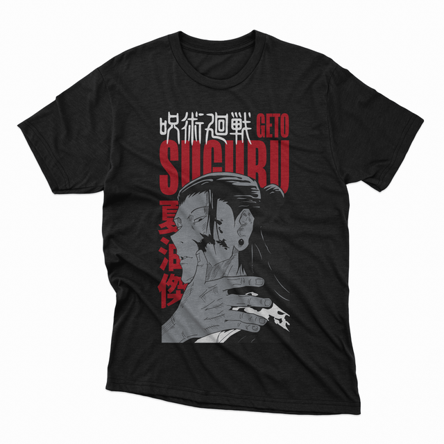 Playera Geto Suguru - D2 Corte Regular