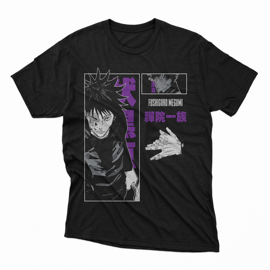 Playera Megumi  - D1 (Corte Overzise y Corte Regular)