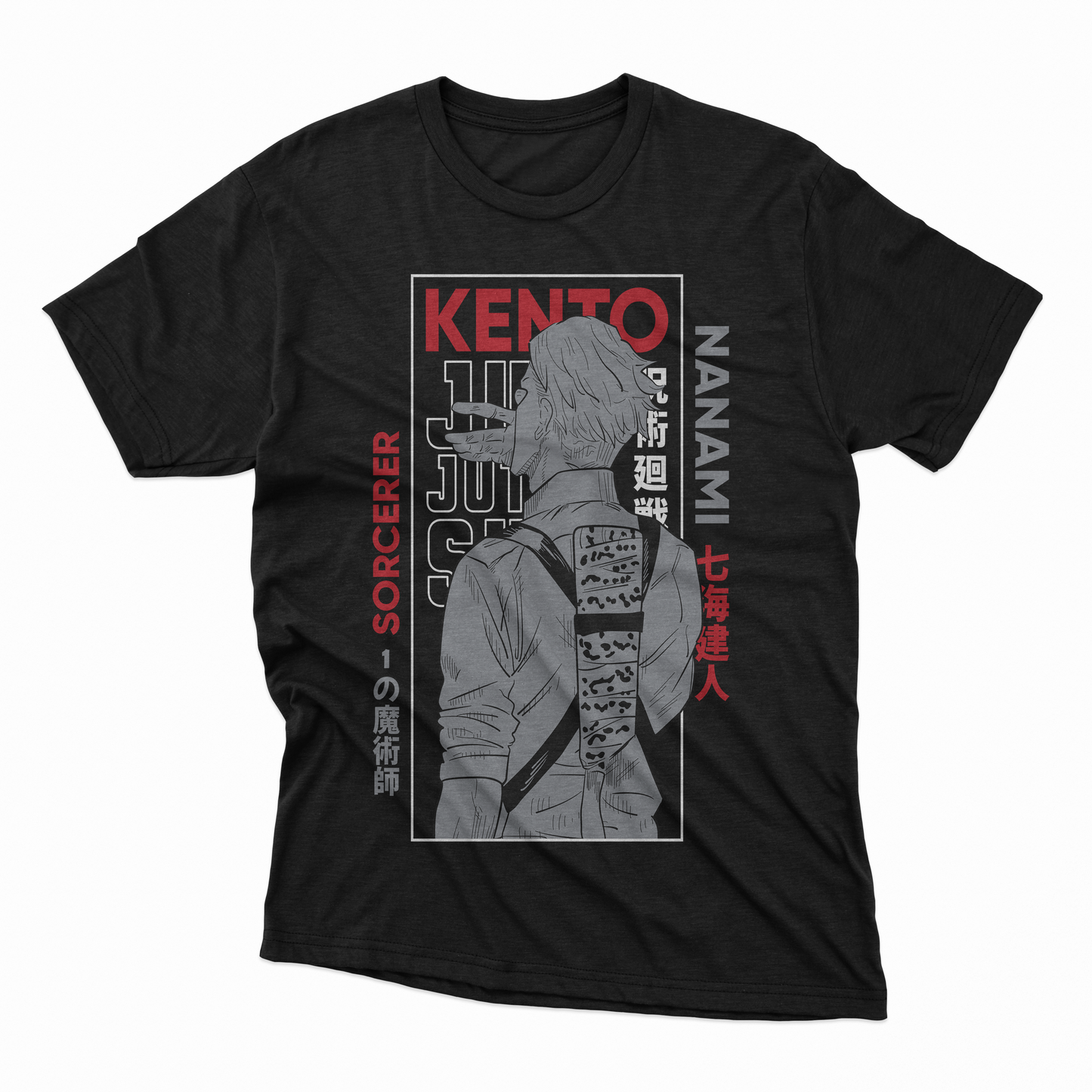 Playera Kento Nanami - D3 (Corte Overzise y Corte Regular)