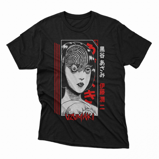 Playera Uzumaki  - D2 (Corte Overzise y Corte Regula)