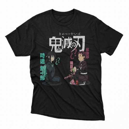 Playera Kimetsu No Yaiba - D1 (Corte Overzise y Corte Regula)