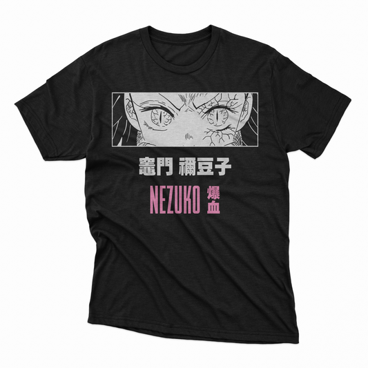 Playera Nezuko  - D2 (Corte Overzise y Corte Regula)