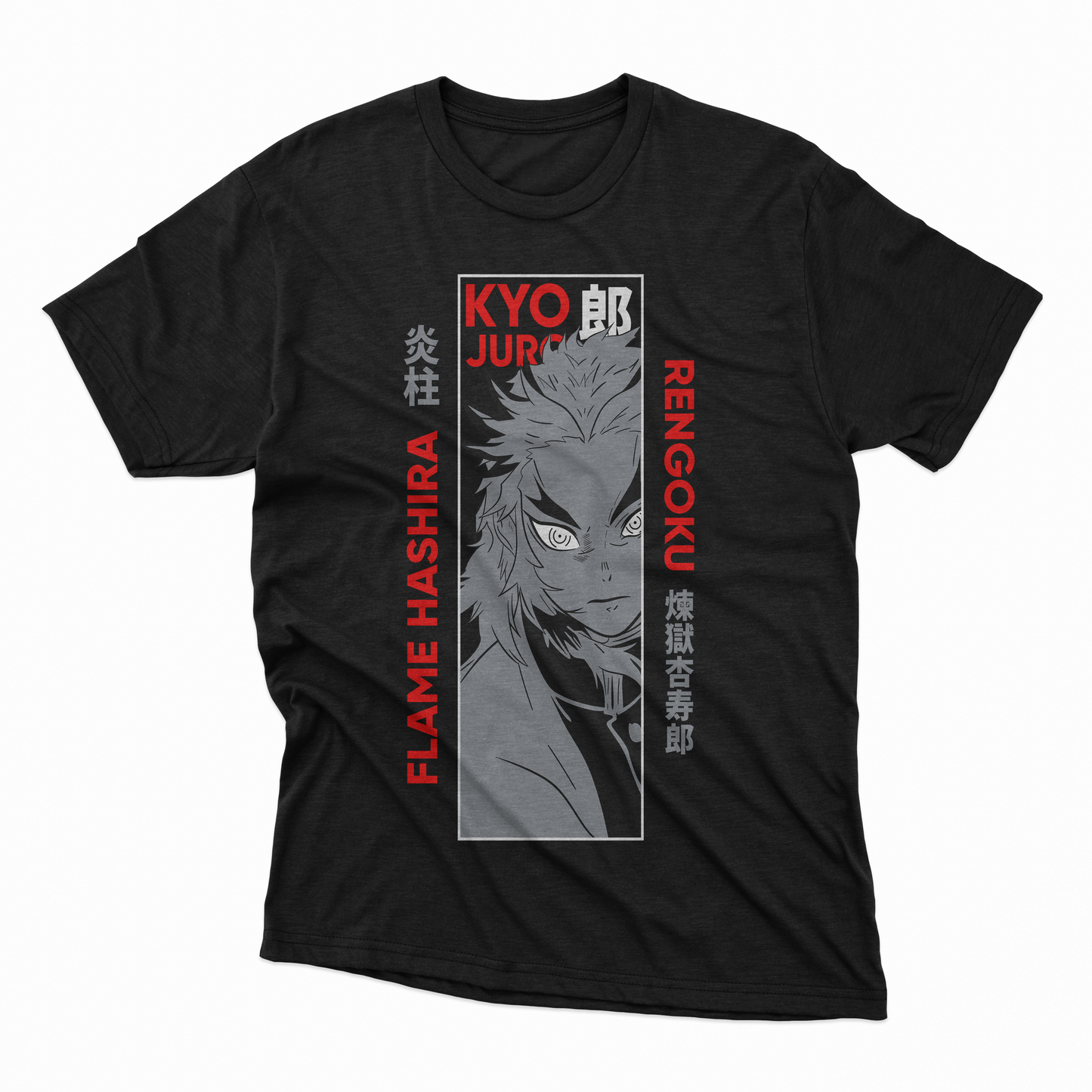 Playera Rengoku - D5 (Corte Overzise y Corte Regula)