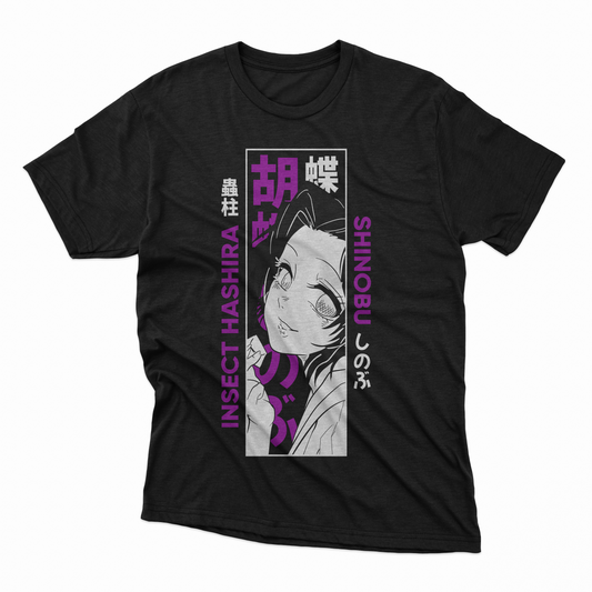 Playera Shinobu Kocho - D2 (Corte Overzise y Corte Regula)