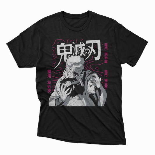 Playera Kimetsu No Yaiba - D2 (Corte Overzise y Corte Regula)