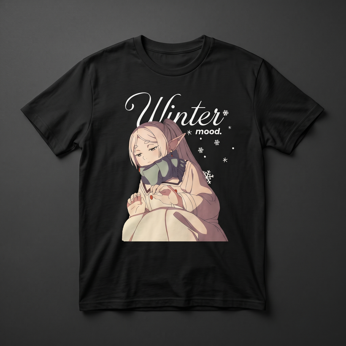 Playera negra KIRA CASES de Frieren - Frieren