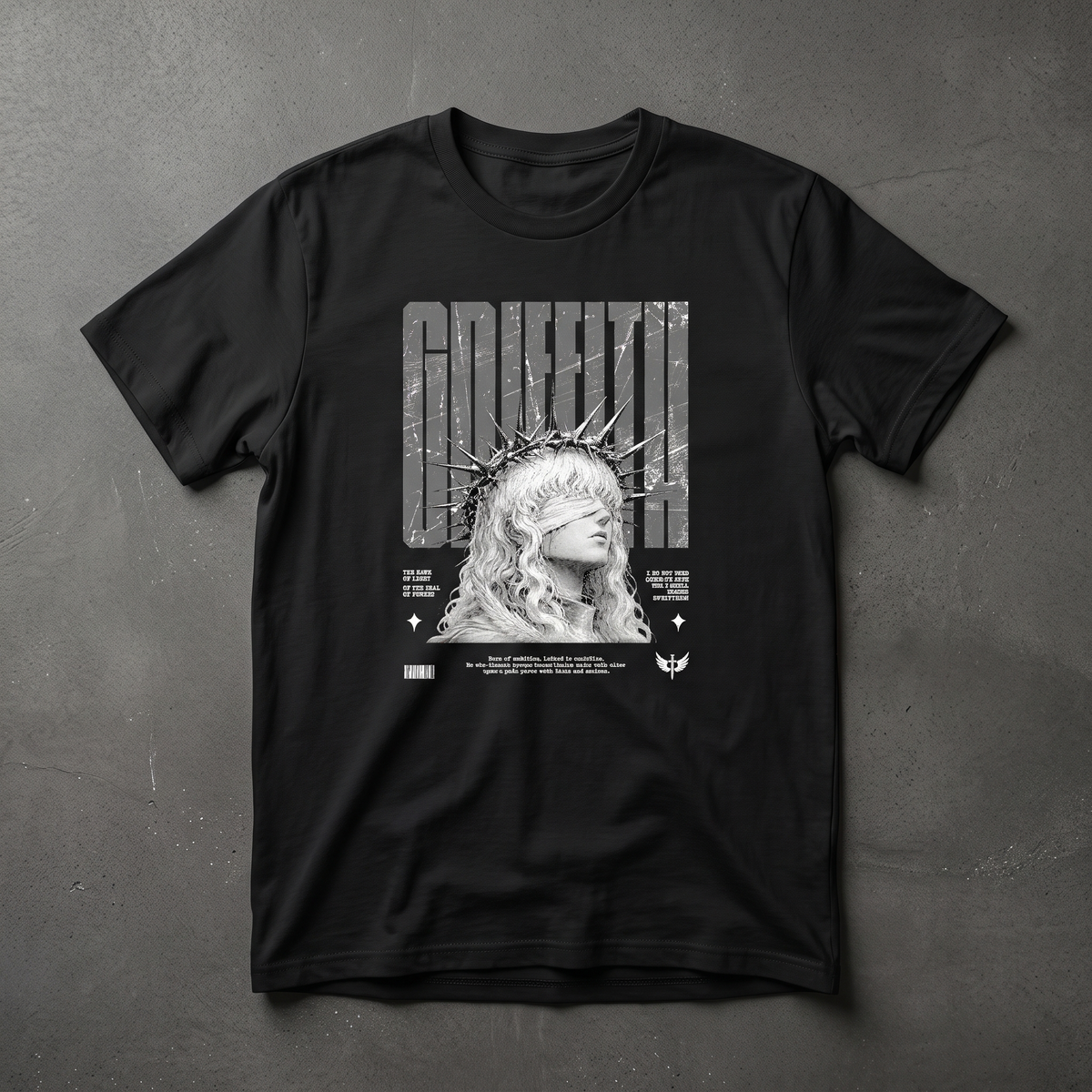 Playera negra KIRA CASES de Griffith - Berserk