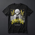 Playera negra KIRA CASES de Zenitsu Agatsuma - Demon Slayer