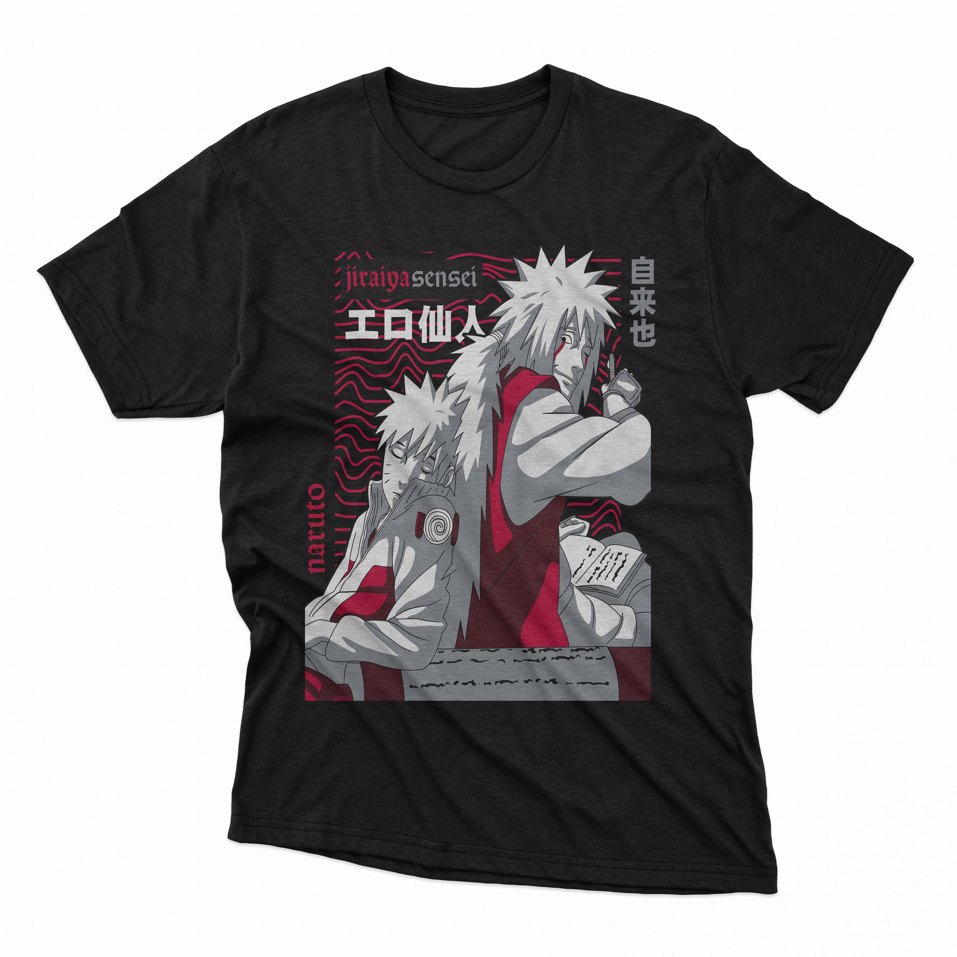 Playera Jiraiya x Naruto (Naruto)