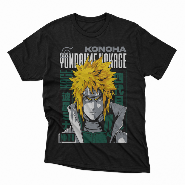 Playera Minato - D4 (Naruto) Corte Regular