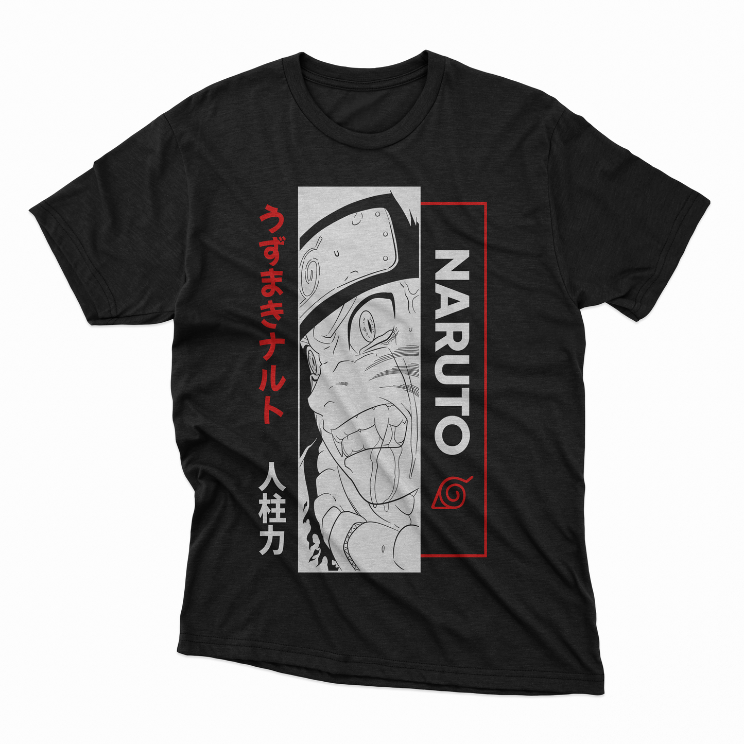 Playera Naruto Uzumaki - D3 (Corte Overzise y Corte Regular)