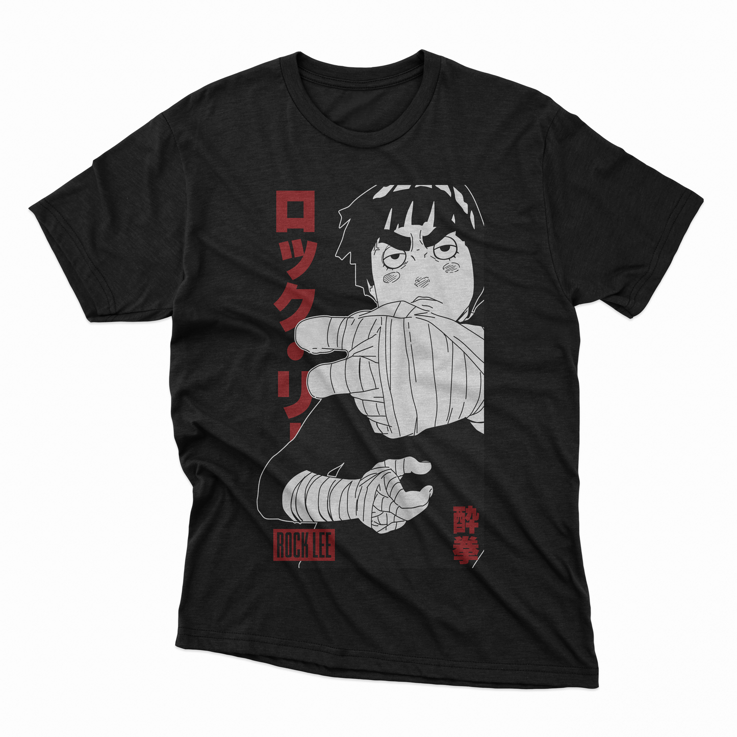 Playera Rock Lee - D1 (Corte Overzise y Corte Regular)