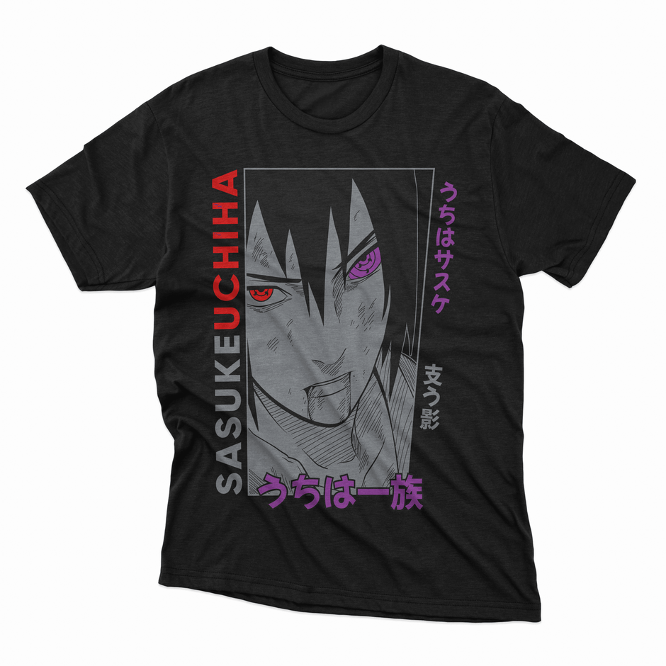 Playera Sasuke - D1 (Corte Regular)