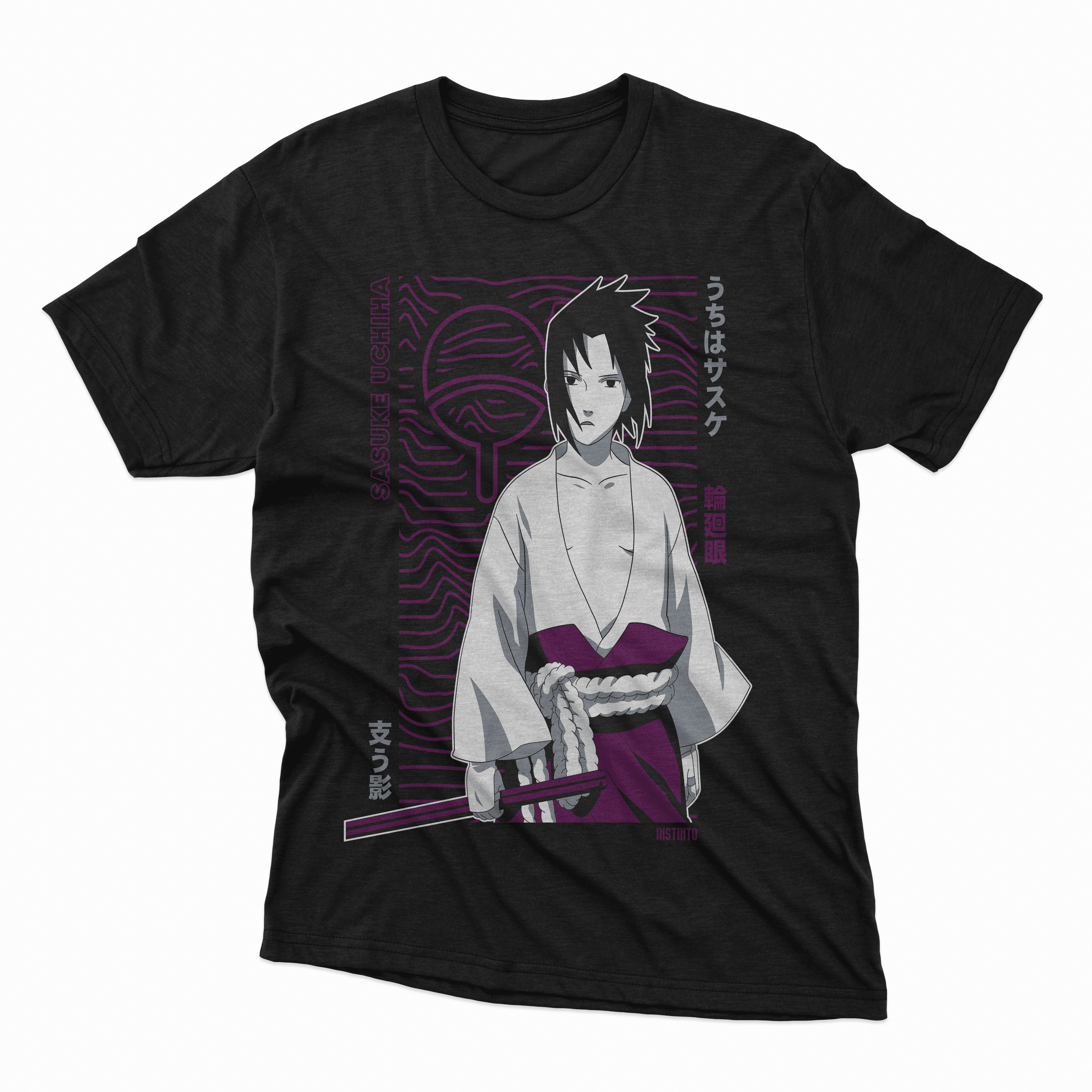 Playera Sasuke - D4 (Corte Regular)