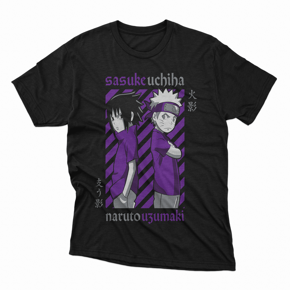 Playera Sasuke x Naruto - D1 (Corte Regular)