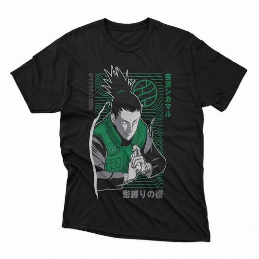 Playera Shikamaru - D1 (Corte Overzise y Corte Regular)