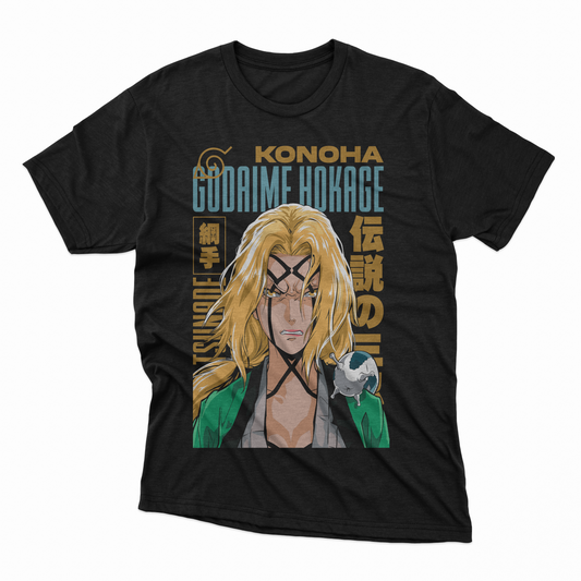 Playera Tsunade - D2 (Corte Overzise y Corte Regular)