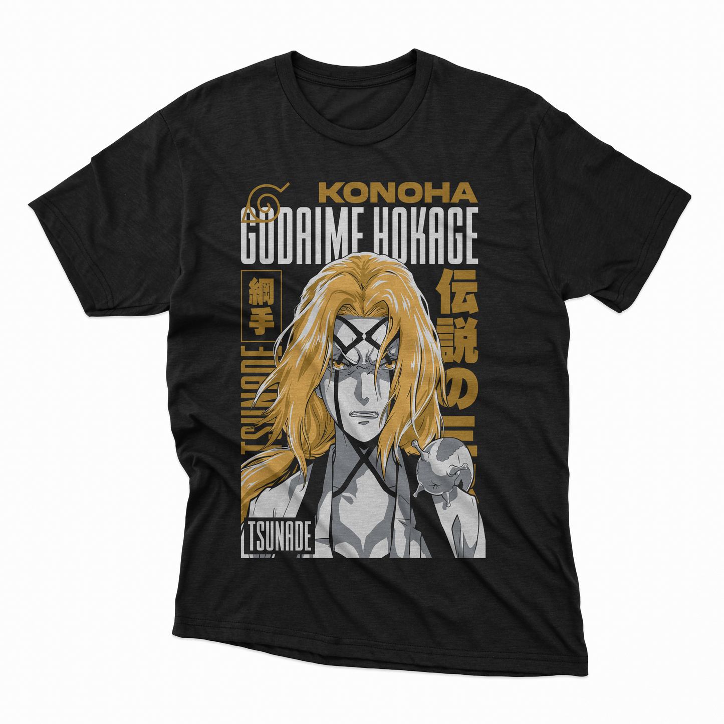 Playera Tsunade - D3 (Corte Overzise y Corte Regular)