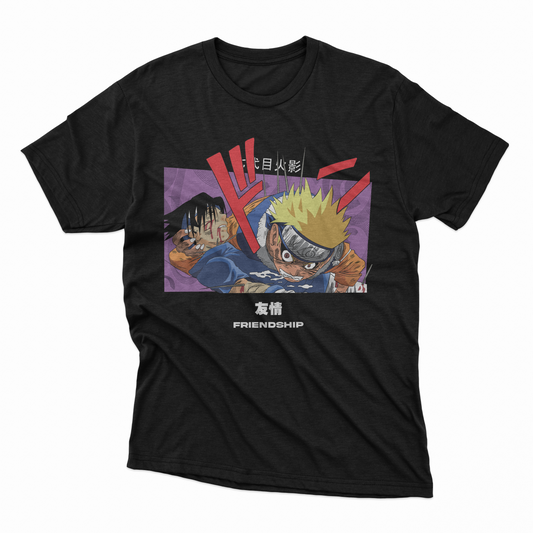 Playera Naruto Uzumaki - D1 (Corte Overzise y Corte Regular)