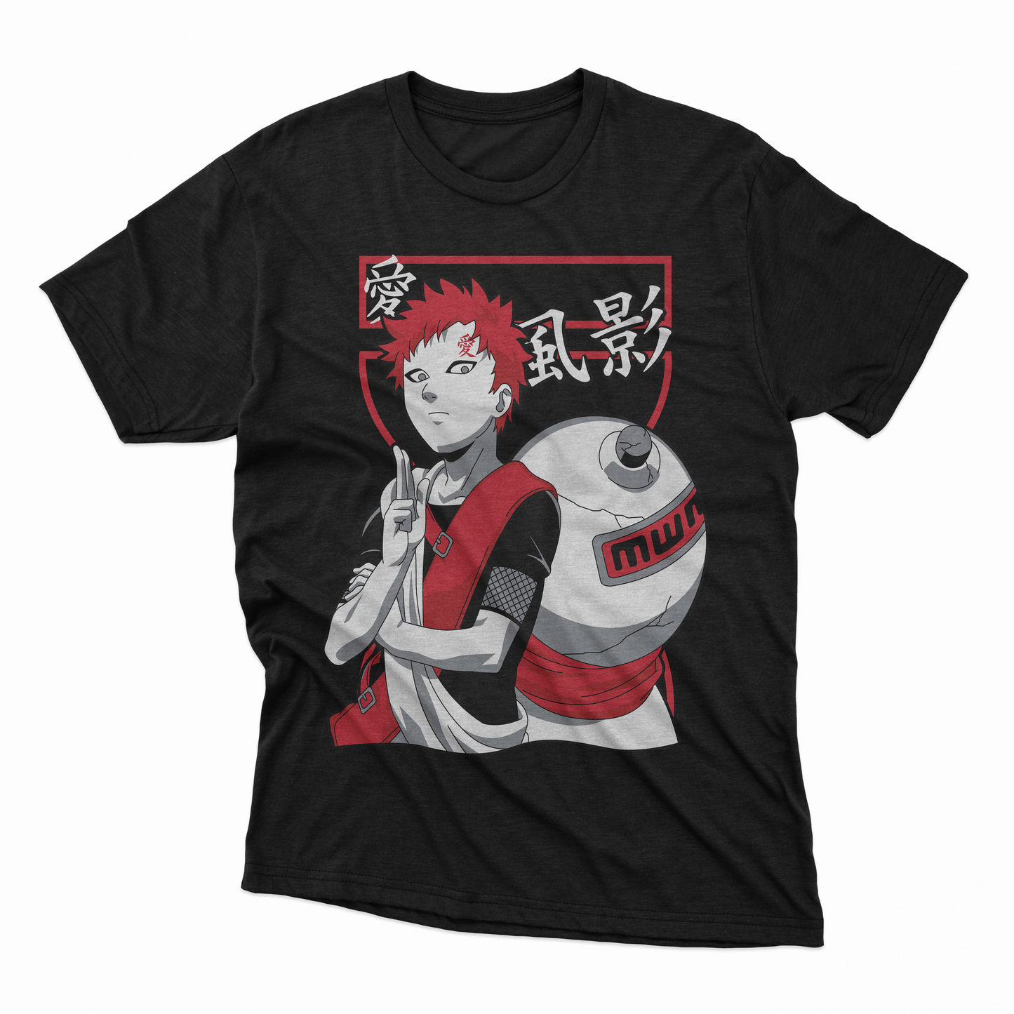 Playera Gaara - D1 (Corte Overzise y Corte Regular)