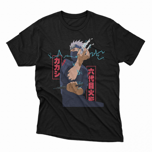 Playera Kakashi Hatake - D1 (Corte Overzise y Corte Regular)