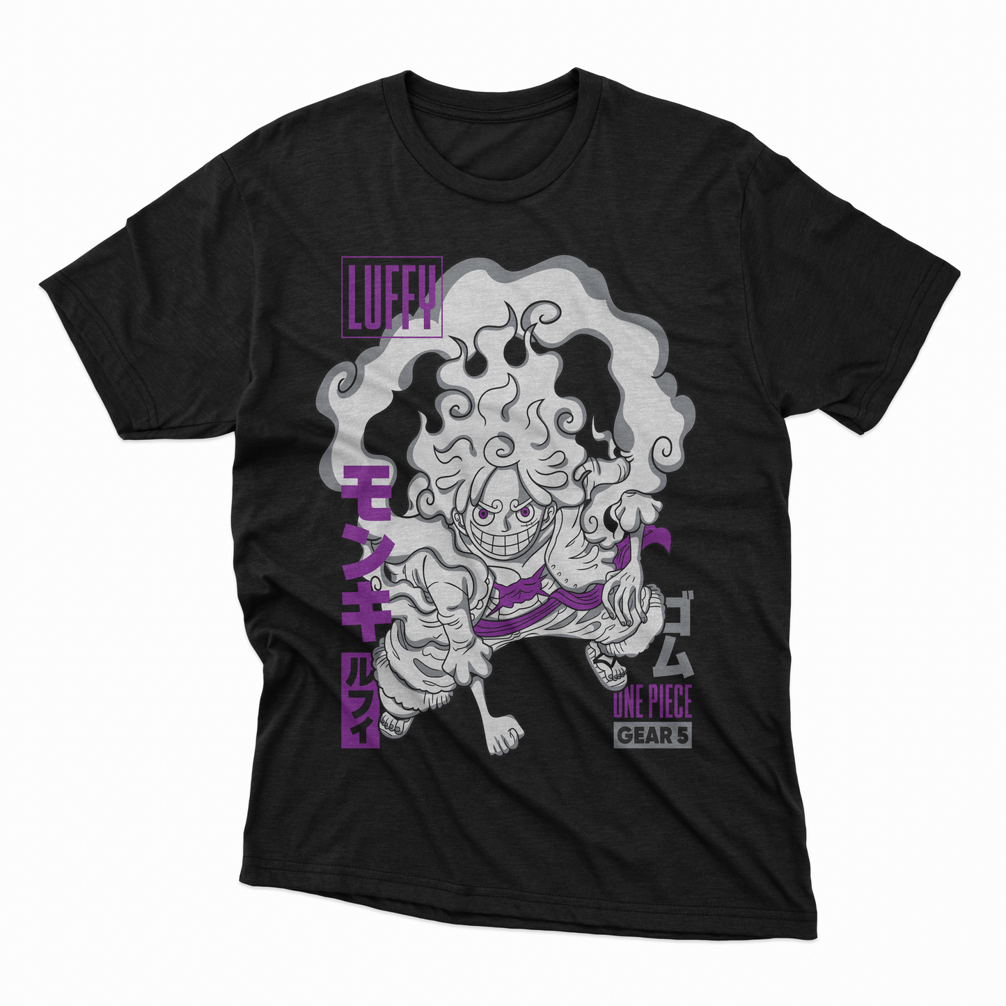 Playera Luffy - D5 (Corte Overzise y Corte Regular)