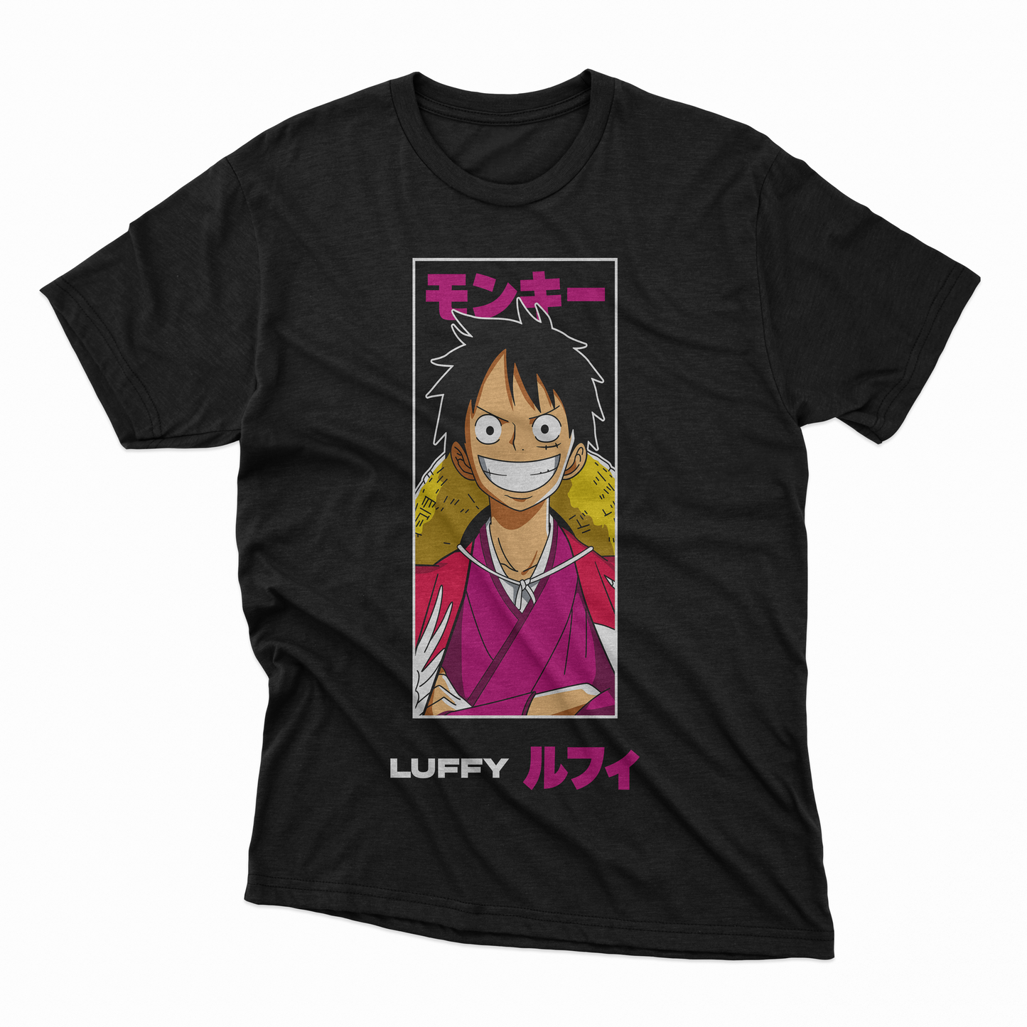 Playera Luffy - D6 (Corte Overzise y Corte Regular)