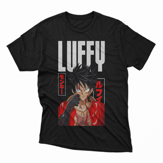 Playera Luffy - D9 (Corte Overzise y Corte Regular)