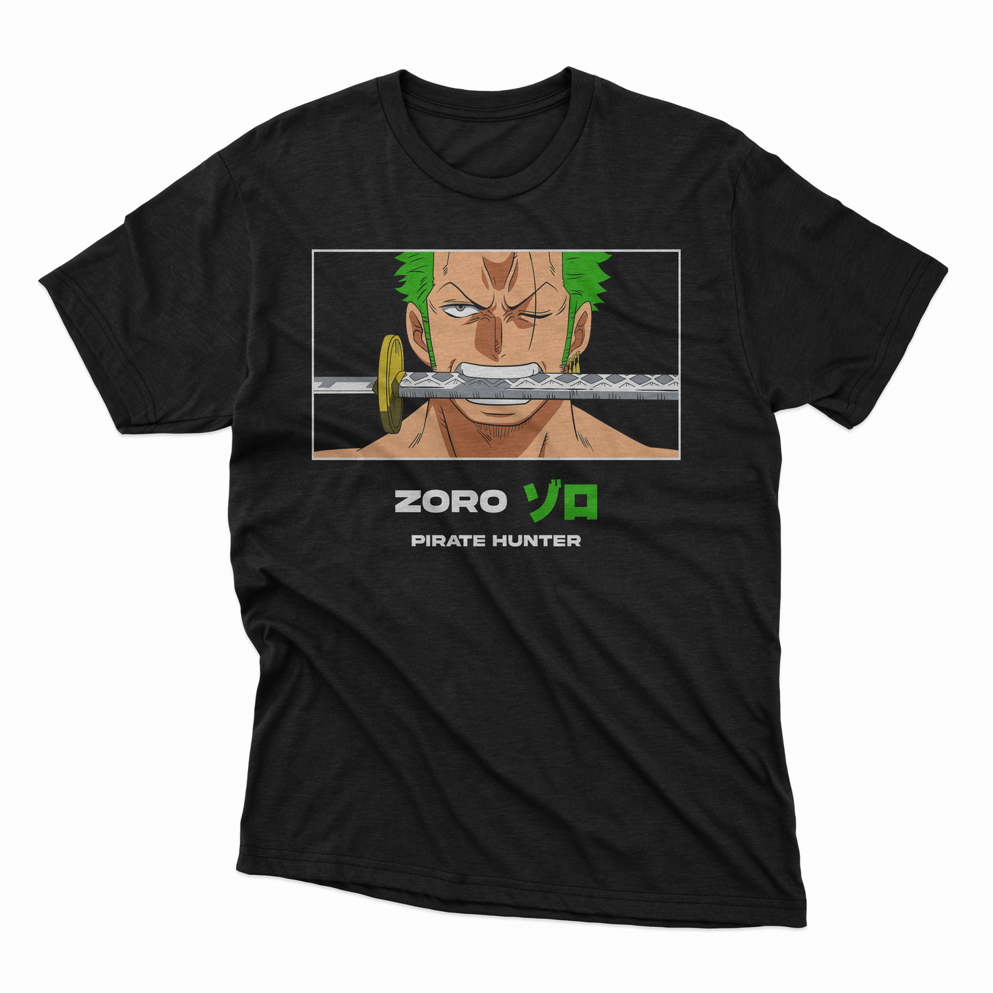 Playera Zoro - D3 (Corte Overzise y Corte Regular)