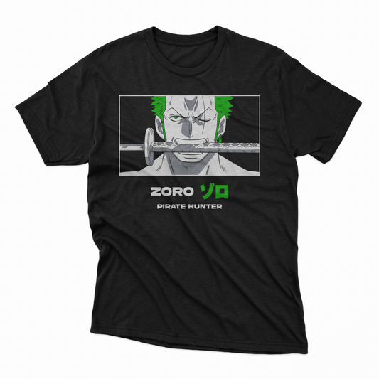 Playera Zoro - D4 (Corte Overzise y Corte Regular)