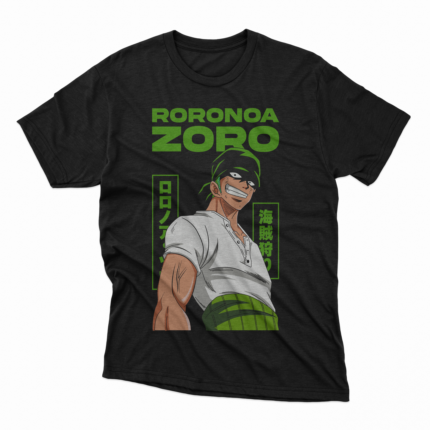 Playera Zoro - D5 (Corte Overzise y Corte Regular)