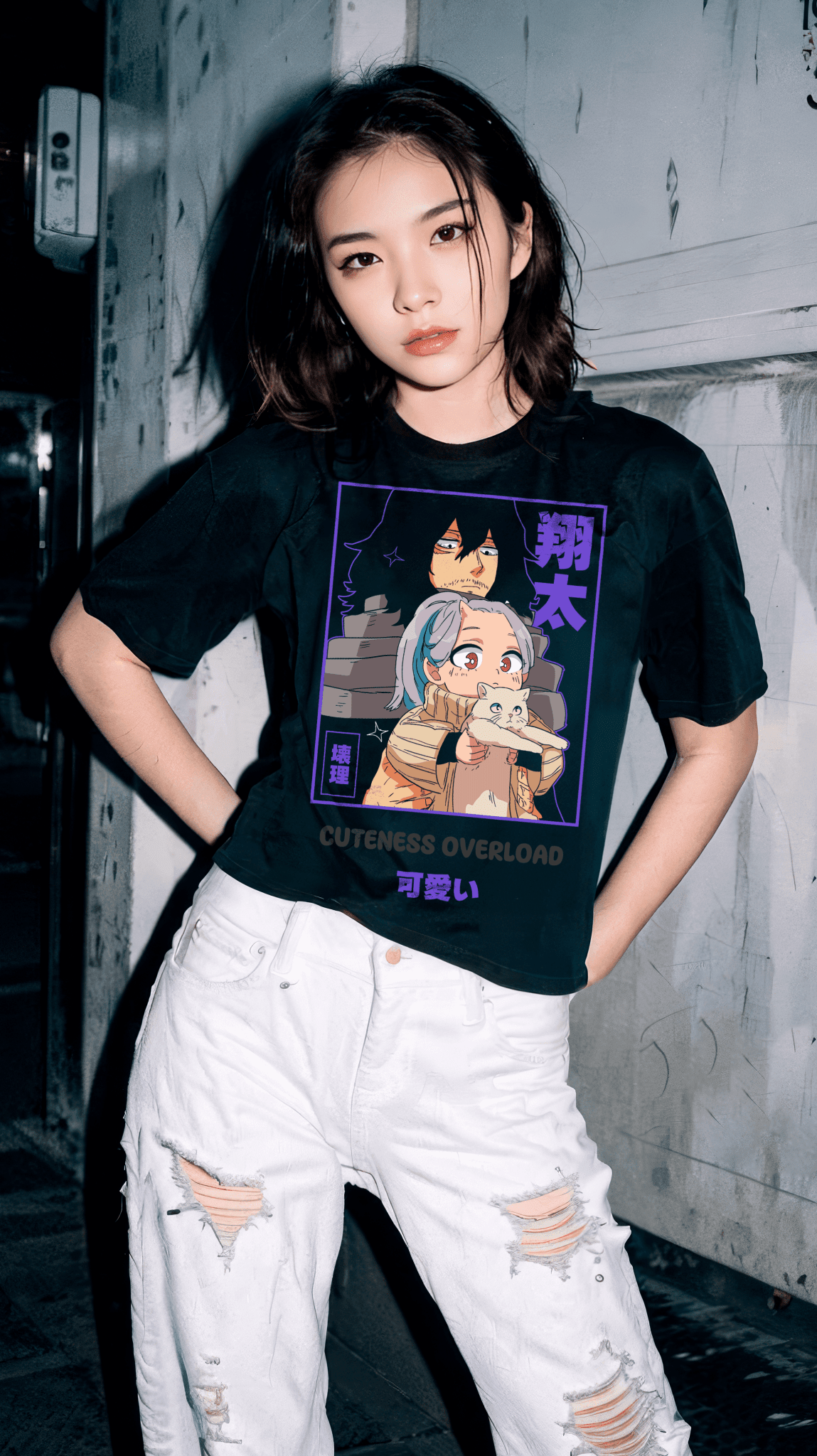 Playera Aizawa x Eri - D2 Corte Regular - Kiracases by Pulso creativo