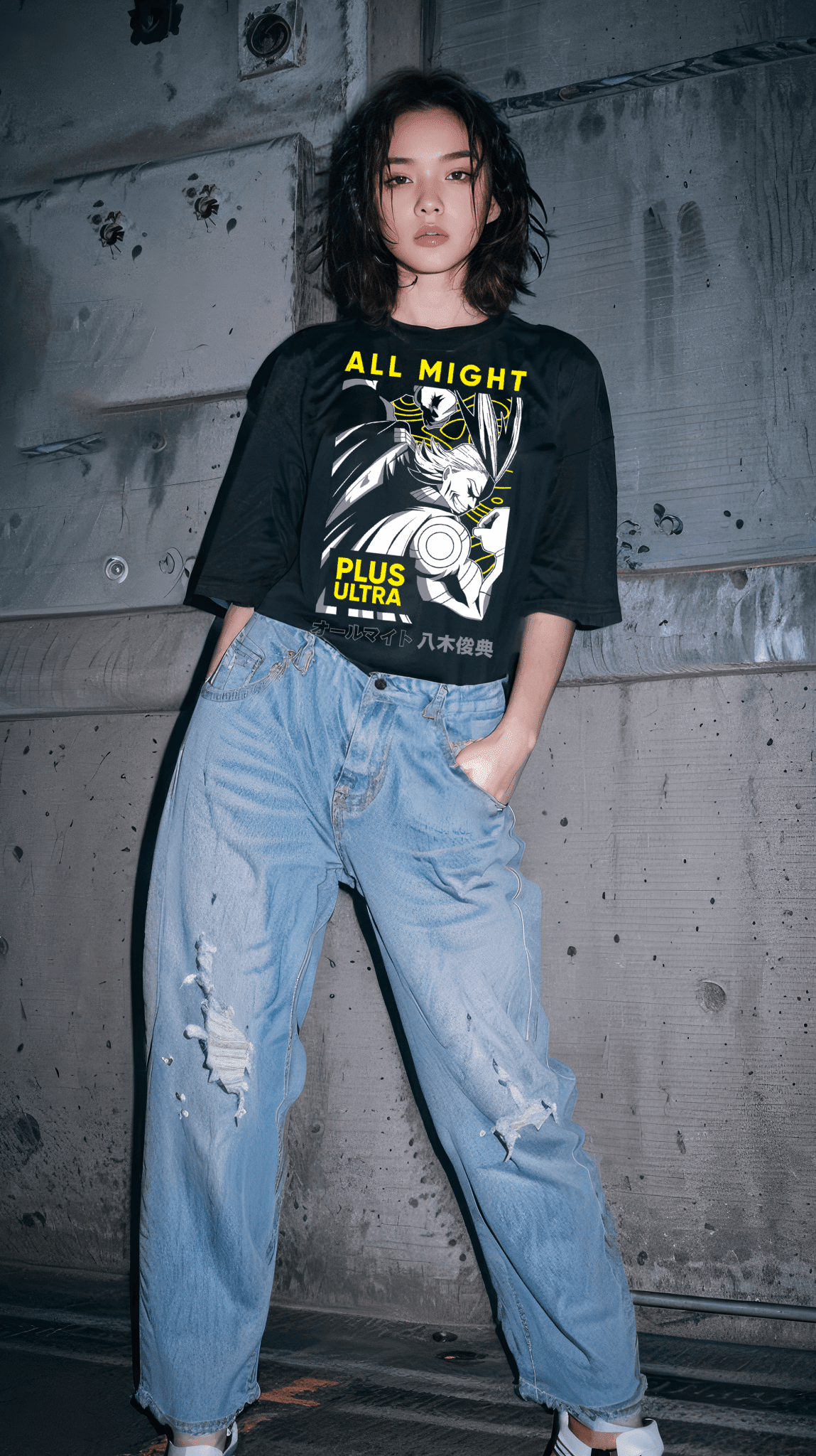 Playera All Might - D1 Corte Regular - Kiracases by Pulso creativo