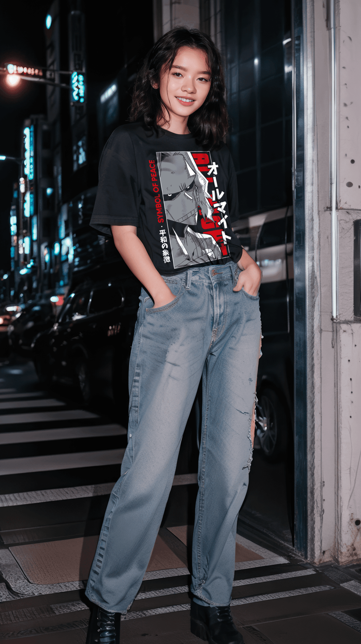 Playera All Might - D2 Corte Regular - Kiracases by Pulso creativo