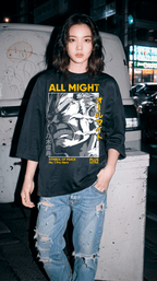 Playera All Might - D3 Corte Regular - Kiracases by Pulso creativo